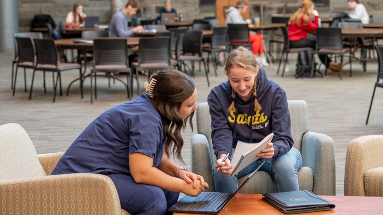 CSS students studying